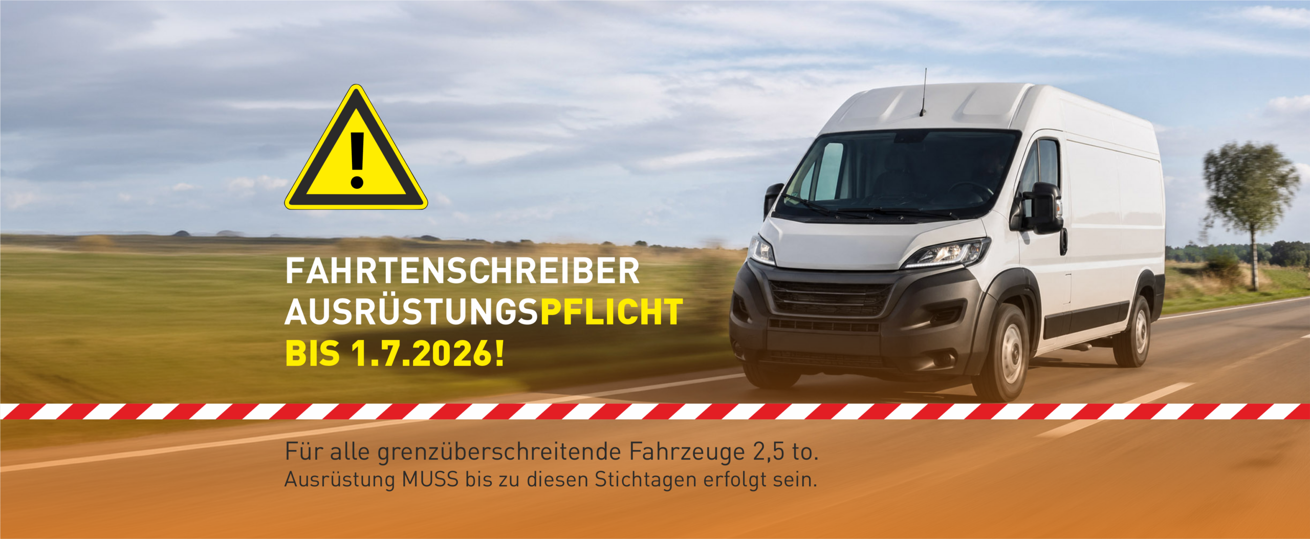 Smart Fahrtenschreiber V2 in Großaufnahme im Armaturenträger eines leichten Nutzfahrzeugs